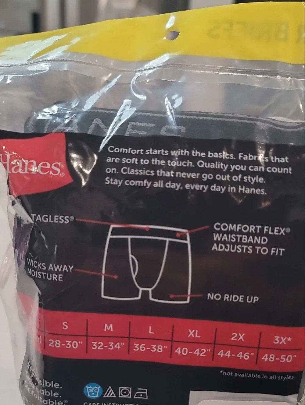 Hanes tagless design